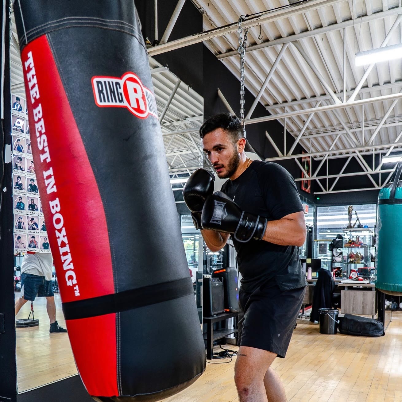Heavy bag work