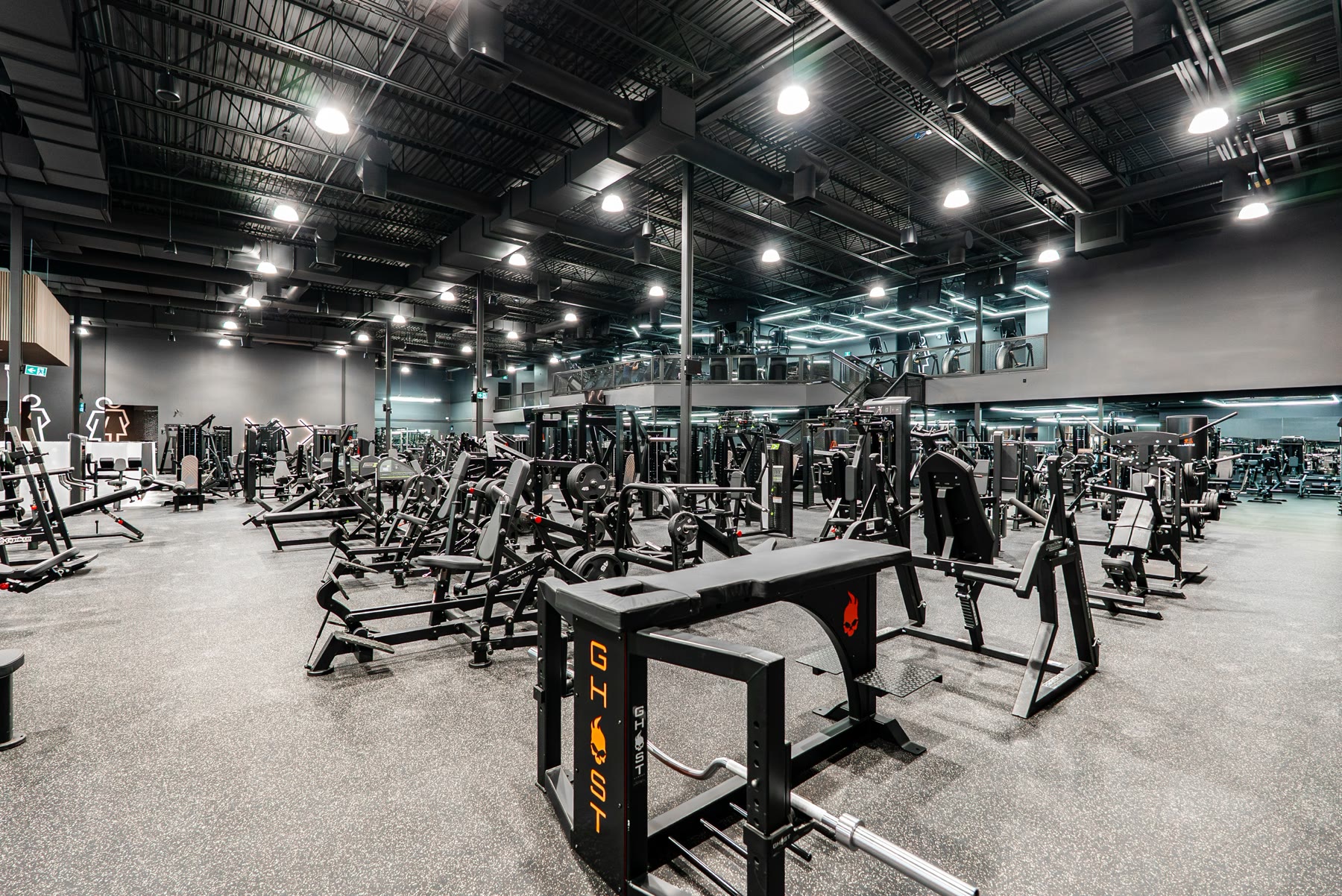 West Edmonton training floor