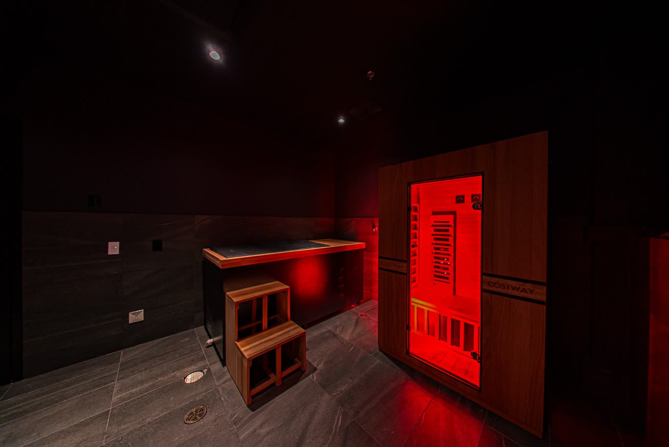 Infrared sauna at Obsidian Athletic Club